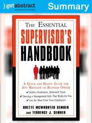 cover image of The Essential Supervisor's Handbook (Summary)